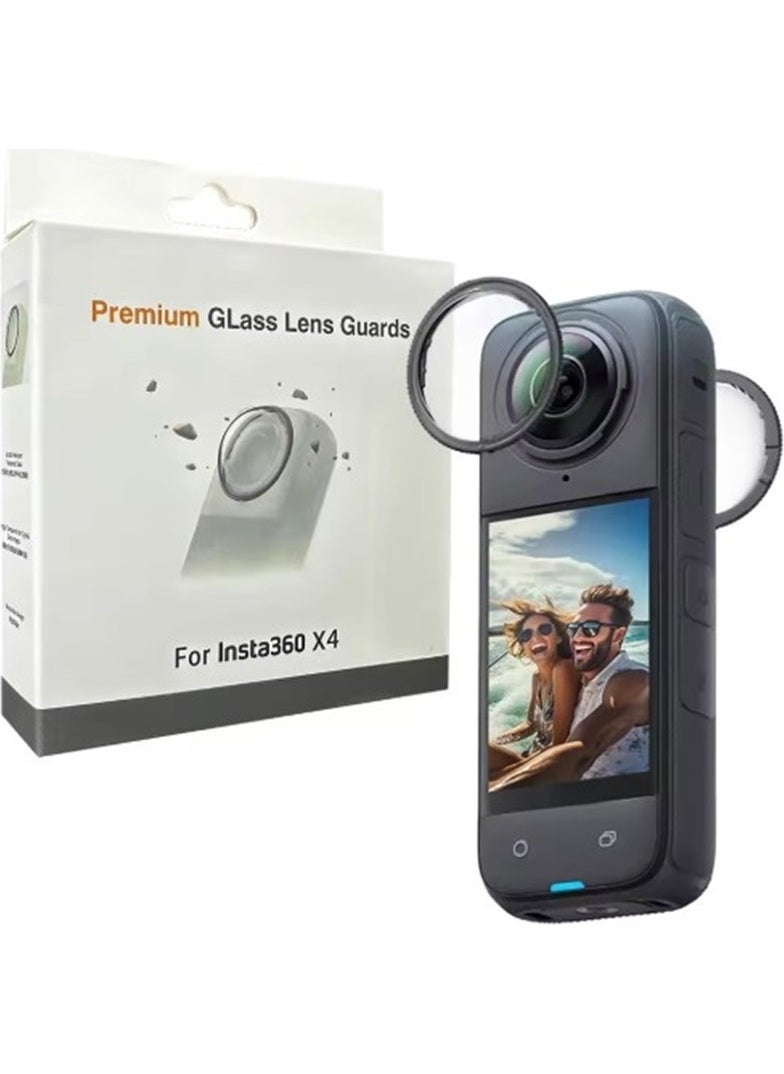 Zoli INSTA360 X4 Compatible Protective Lens Cover, INSTA360 X4 Housing Protective Lens  - Image 1