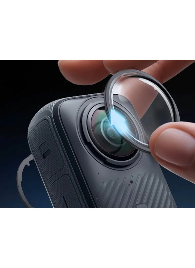 Zoli INSTA360 X4 Compatible Protective Lens Cover, INSTA360 X4 Housing Protective Lens  - Image 4