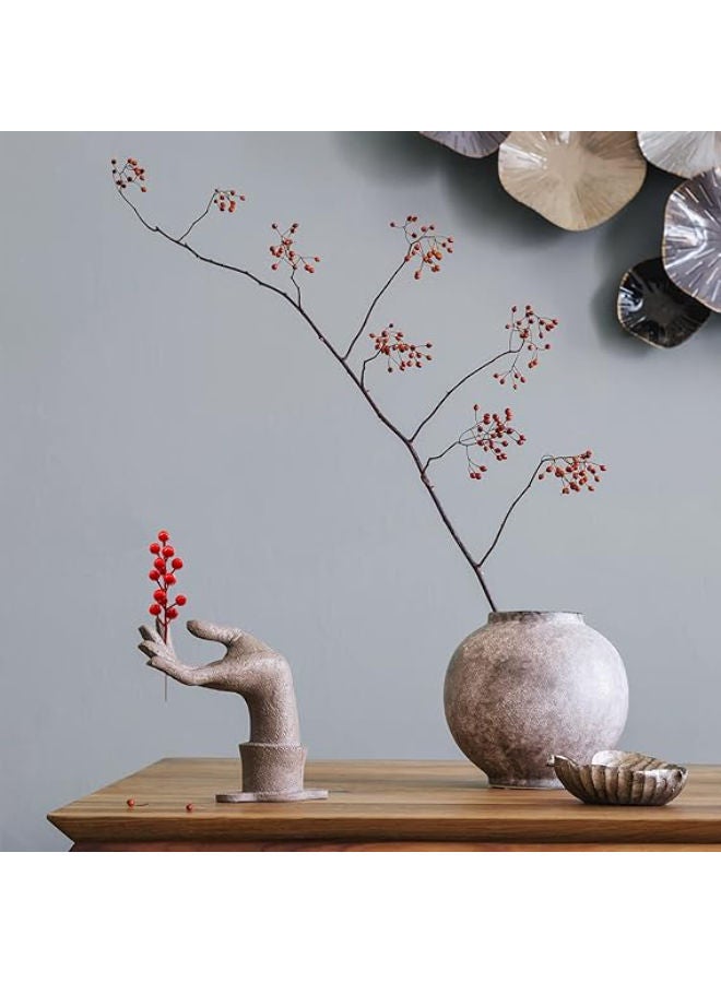 30 pieces - Artificial Red Berry Stems - Image 4
