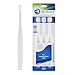 Brilliant Oral Care Adult Toothbrush with Soft Bristles Round Head and AllAround Clean for Teeth and Gums Clear 3 Pack - Image 1