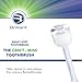 Brilliant Oral Care Adult Toothbrush with Soft Bristles Round Head and AllAround Clean for Teeth and Gums Clear 3 Pack - Image 4