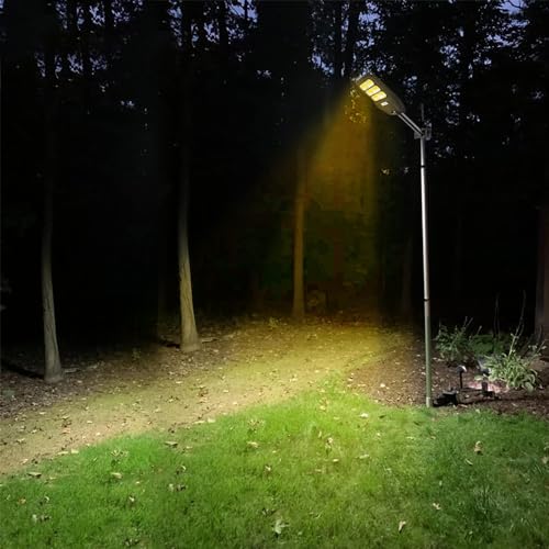 Epyz 200Watt Solar Street Light Outdoor Waterproof with Remote 490 Led Motion Sensor Light and Dusk to Dawn for Garden, Street, Lawn[ with Out Pole ] [ Pack of 1, Warm Yellow ] - Image 3