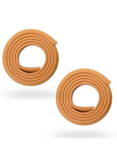 Child Proofing Pre Taped Edge Guard Strip (13Ftpack Of 2) For Sharp Edges Of Furniture & Corners (Light Brown Color)