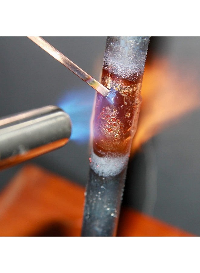 BlueFire 21 Sticks BLUEFIRE BCuP-2 Half 1/2 lb Self Fluxing Phosphor Copper Brazing Alloy Welding Rods No Need for Flux 0.050" x 1/8" x 14" Industry Professional Grade Propane Gas Soldering Torch Supply - Image 5