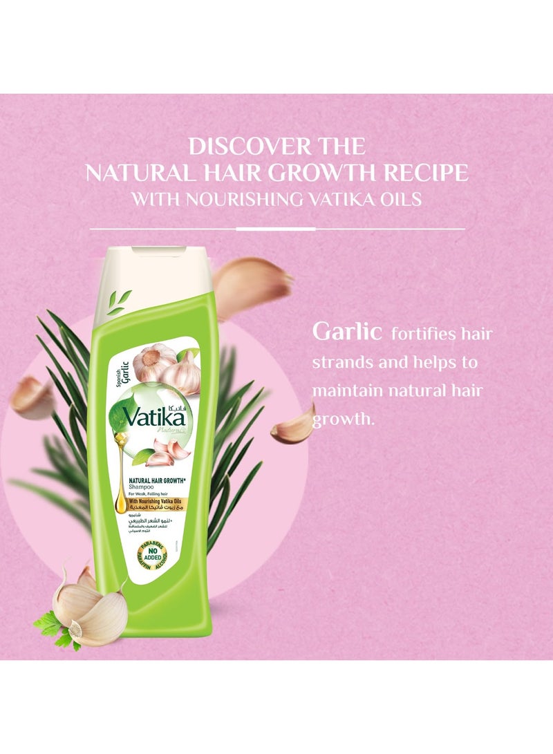 فاتيكا شامبو الثوم الإسباني الطبيعي 200 مل |For نمو الشعر الطبيعي وقوة الشعر | للشعر الضعيف المتساقط - Image 4