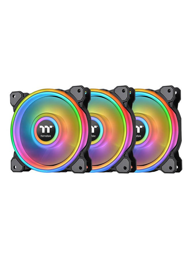 Thermaltake Riing Quad 12 RGB Wired Radiator Fan - (Pack of 3) - Image 1