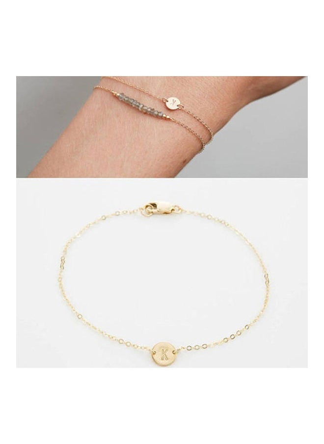 NIBEMINENT - Simple 26 Letters Bracelet - Image 1