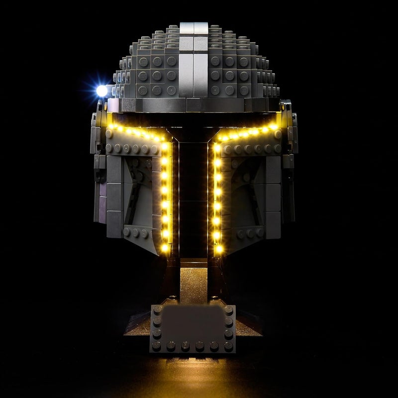 Kyglaring LED Lighting Kit Only - Lights Set Designed for Lego Star Wars The Mandalorian Helmet 75328 Building Model Kit - Without Lego Set (Classic Version) - Image 1
