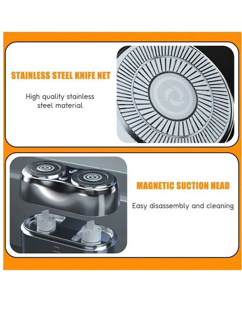 AROAQ Electric Razor for Men,Electric Mini Shaver for Men,Multipurpose Washable Razors Portable Wireless Shaving Beard Machine - Image 3