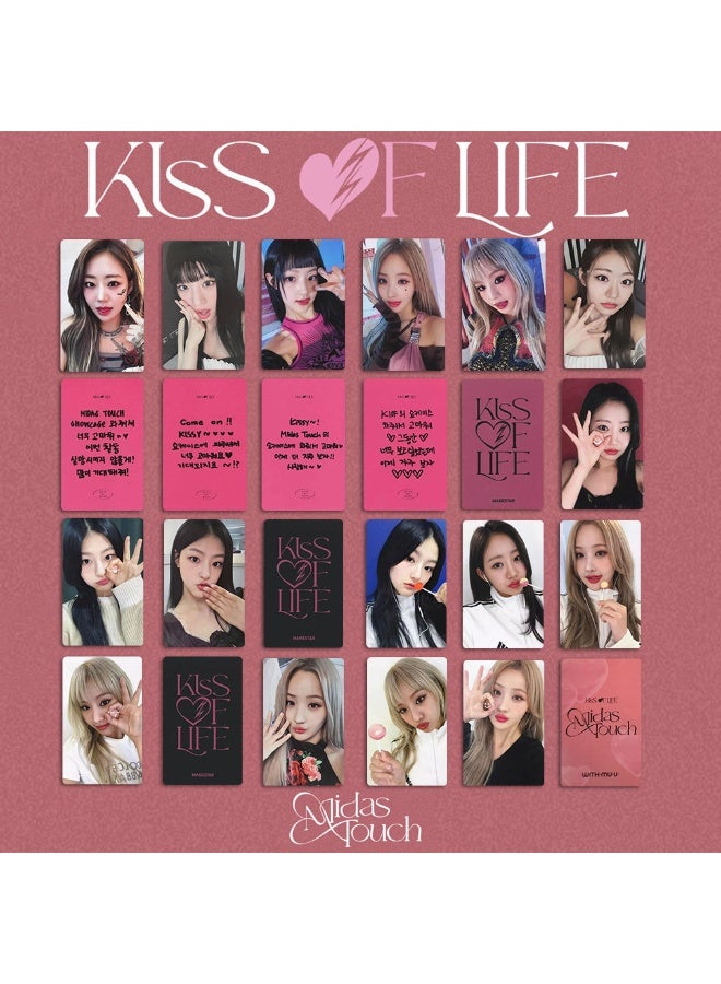 NIBEMINENT 4 Pcs Kpop KIOF Midas Touch Lomo Cards Card For Fans Collection Gifts - Image 2