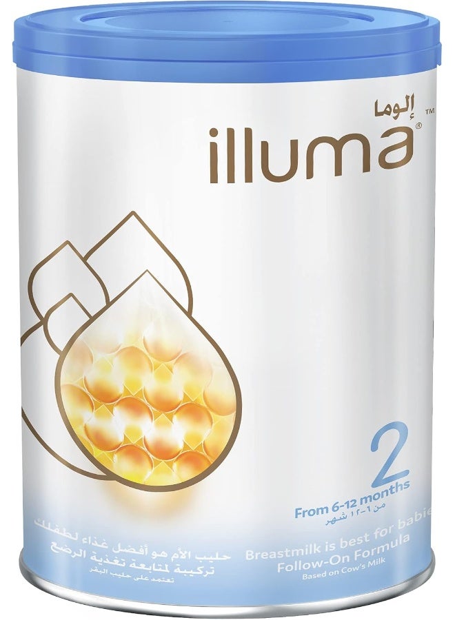 Illuma Illuma Wyeth Nutrition Illuma Stage 2, 6-12 Months, 800G, White - Image 2