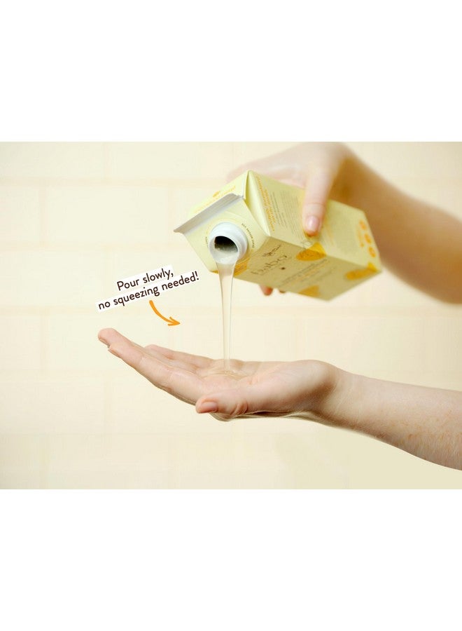 بابو بوتانيكالز شامبو المانجو والكركديه المغذي للشعر الجاف التالف والمعالج بالألوان، يرطب وينعم، خميرة فاكهة العاطفة لفروة الرأس، كرتون مقاوم للماء مع بلاستيك أقل بنسبة 80%، نباتي نباتي - Image 2