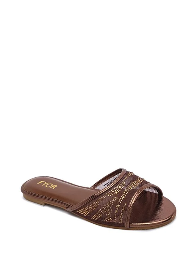 فايور Sparkle Mesh Flat Sandal MY 410