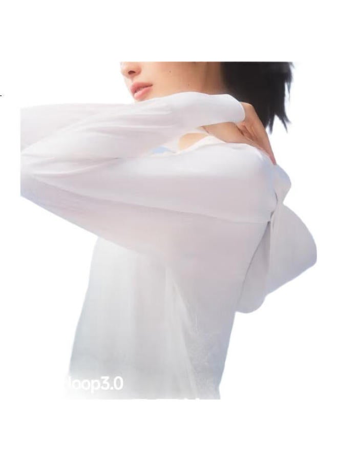 Beneunder Loose Fit Uv Protection Sunscreen Shirt For Women Al417 Twilight Black One Size - Image 2