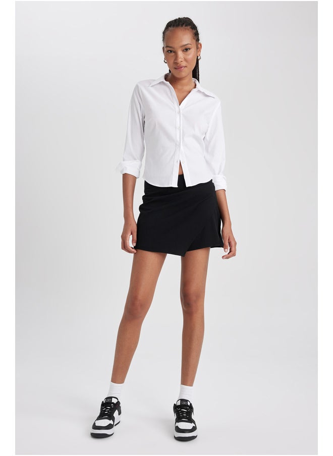 DeFacto - Woman Regular Fit Woven Shorts - Image 1