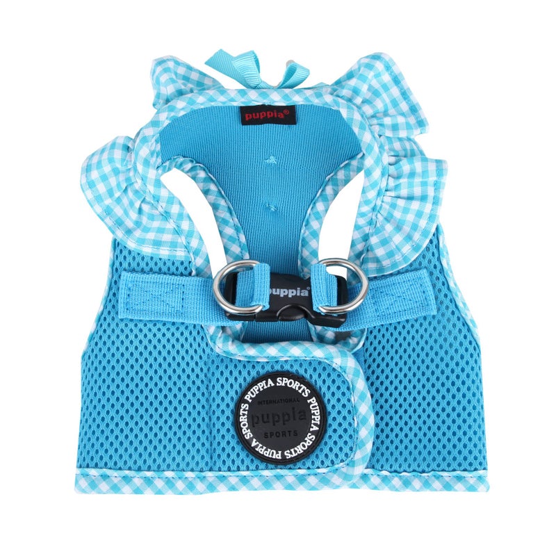 Puppia Vivien Vest Dog Harness Step-in All Season Mesh Cute No Pull No Choke Walking Training for Small Dog, Sky Blue, Large - Image 2