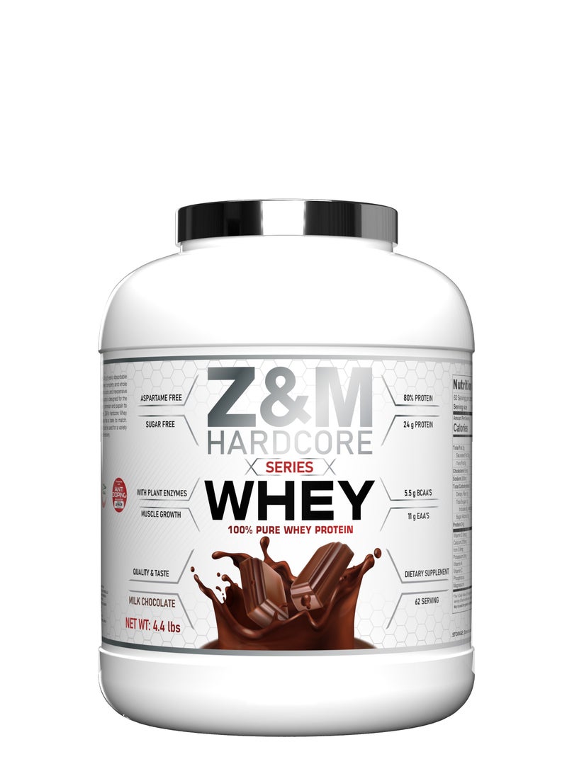 Z&M HARDCORE - Z&M HARDCORE WHEY PROTEIN MILK CHOCOLATE - Image 1