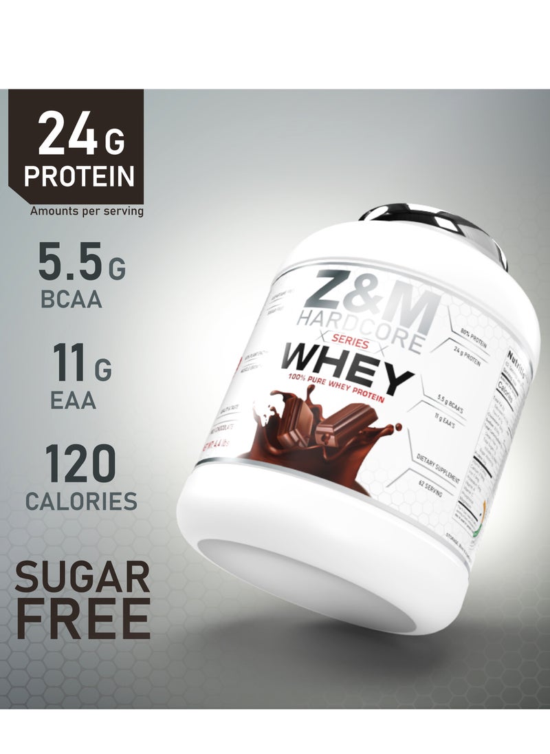 Z&M HARDCORE - Z&M HARDCORE WHEY PROTEIN MILK CHOCOLATE - Image 1