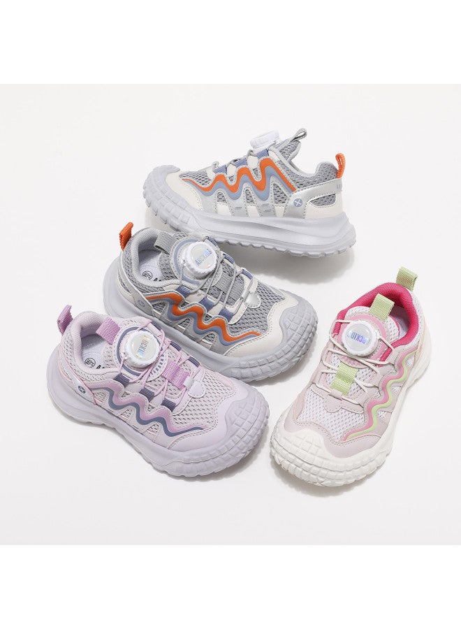 abckids أحذية كاجوال خارجية بإبزيم دوار】 مجموعة خريف 2025 الجديدة للأولاد والبنات أحذية رياضية متعددة الاستخدامات للجامعة - Image 3