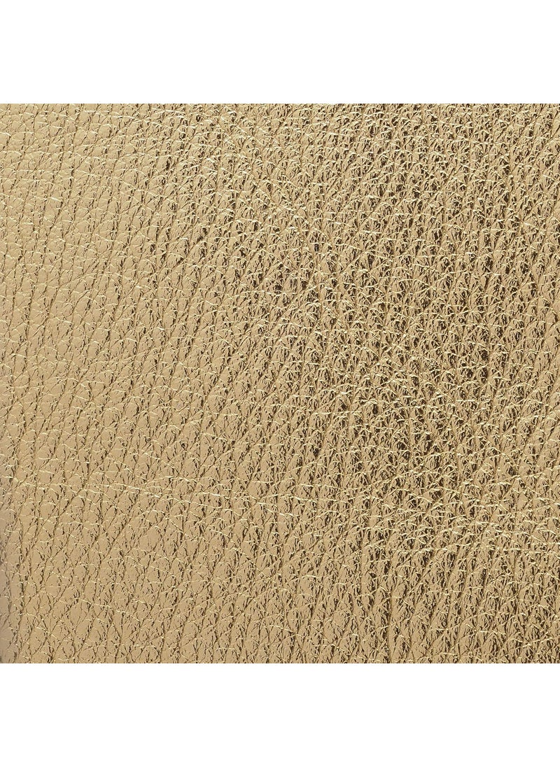 Realeather Realeather 6 Deerskin Leather Fringe Trim Piece for Crafts or Sewing Metallic Gold 2 Pack  - Image 2