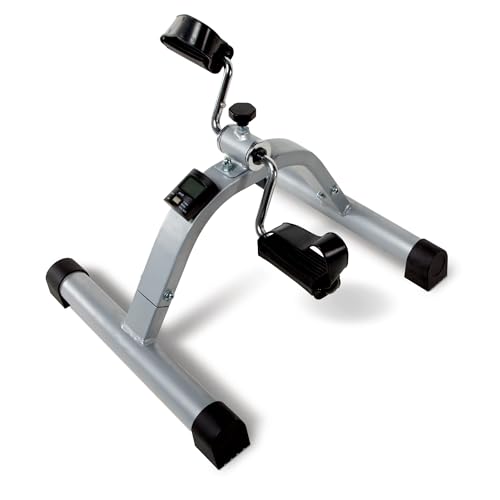 Marcy Portable Mini Pedal Exercise Cycle Compact Bike with Adjustable Manual Resistance, 8 Pounds NS-912 - Image 1