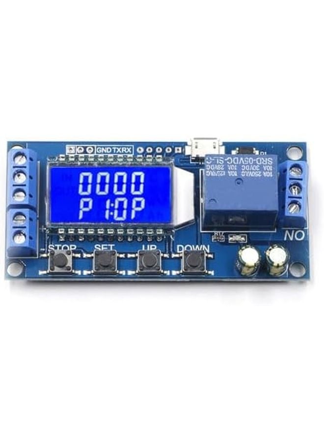 Industrial Timer Relay Module 5V 12V 24V LCD Display 0 01s To 9999min - Image 2