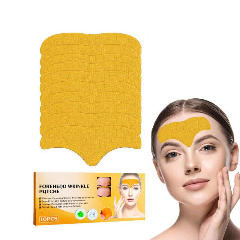 Grospe Forehead Wrinkle Remover PatchSmooth Forehead And Smooth Fine Lines And WrinklesLift Facial Skin Forehead PatchForehead Patches for Wrinkles With Hydrolyzed Collagen And Centella AsiaticaSuitable - Image 3