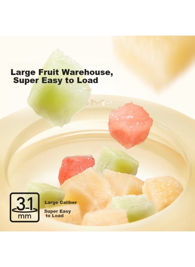 Imperial Pet Huangchong Bao Bao Fruit And Vegetable Bag, Baby Fruit Feeder, Infant Teething Toy, All Silicone Teether, Size L - Image 3
