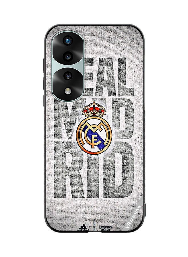 VR CREATIVE Protective Case Cover For Honor 70 Pro Real Madrid Logo Design Multicolour - Image 1
