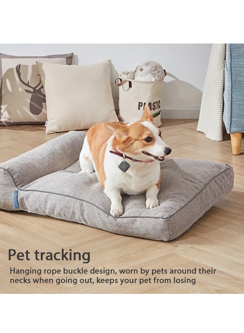 Smart Bluetooth GPS Item Locator, Compact And Durable Anti Lost Reminder Device, Lightweight And Portable MFI Rated Smart Air Tag Item Finder For Car Keys Pet Kids, (1pc, Black) - Image 2