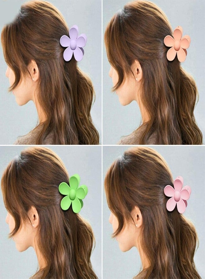 Blubby Mini Flower Hair Clutcher Claw Clips for Women, Girls - Image 4