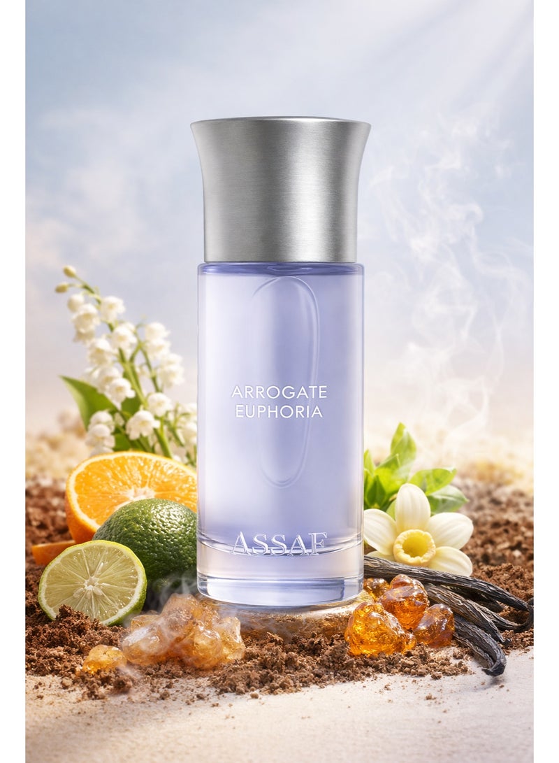 عساف عطر أساف أروغيت يوفوريا 150 مل أو دو بارفان - عطر للجنسين | رائحة حمضيات خشبية مسكية منعشة تدوم طويلاً 🌸✨ - Image 2