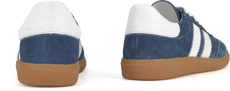 Ziya , Women's Genuine Leather Sneakers 1511035Z64032 Navy Blue