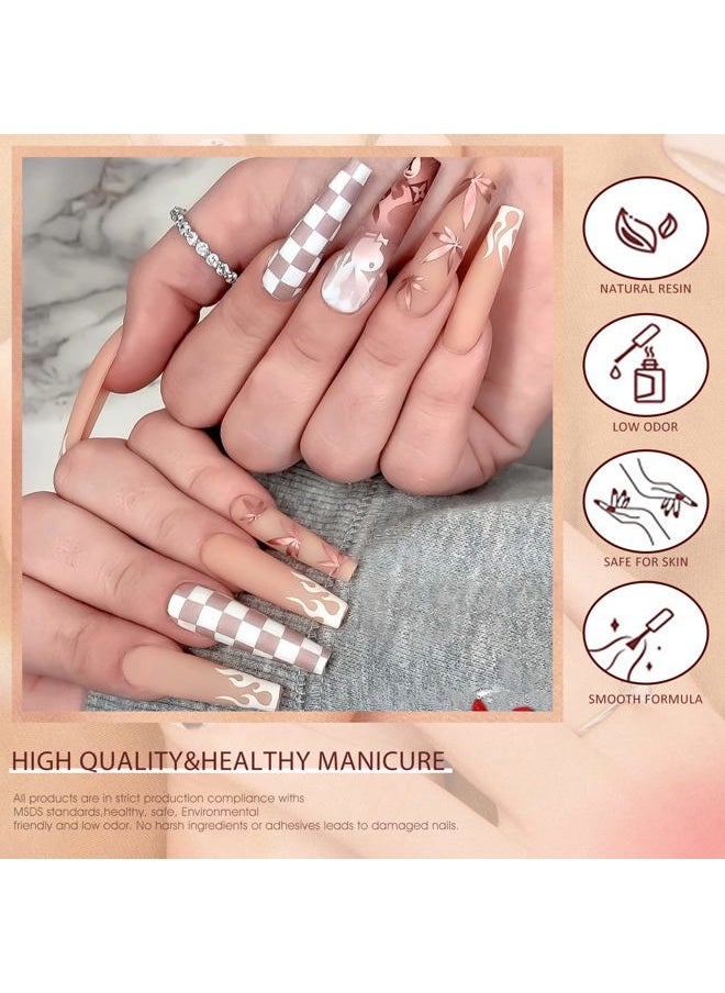 V VENALISA - VENALISA Gel Nail Polish Set - 12 Pcs 7.5ml Nude Light Pink All Seasons Skin Tones Neutral Pink Brown Gel Polish Kit, Soak Off UV LED Gel Polish Set Nail Art Salon Manicure DIY Gifts - Image 1