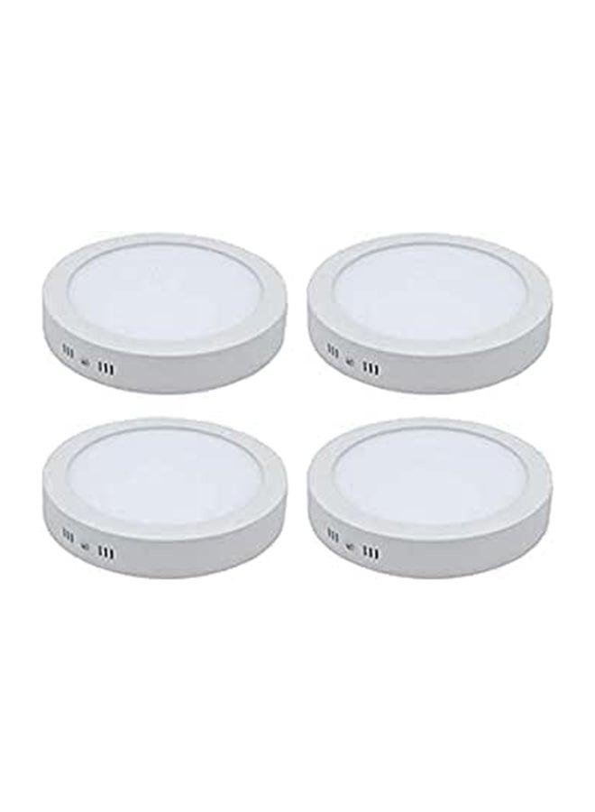 4 Spot Panel LED 18w Highlights Ceiling Mounted White