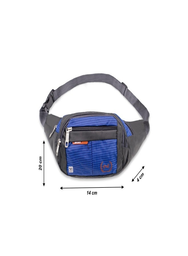 NFI essentials Waist Chest Bag for Men Women Belt Sling Pouch Crossbody Unisex Crossover Fanny Pack One Side Travel Hiking Zip Bag Multipurpose Adjustable Strap Shoulder Running Money Phone Bag - Image 5