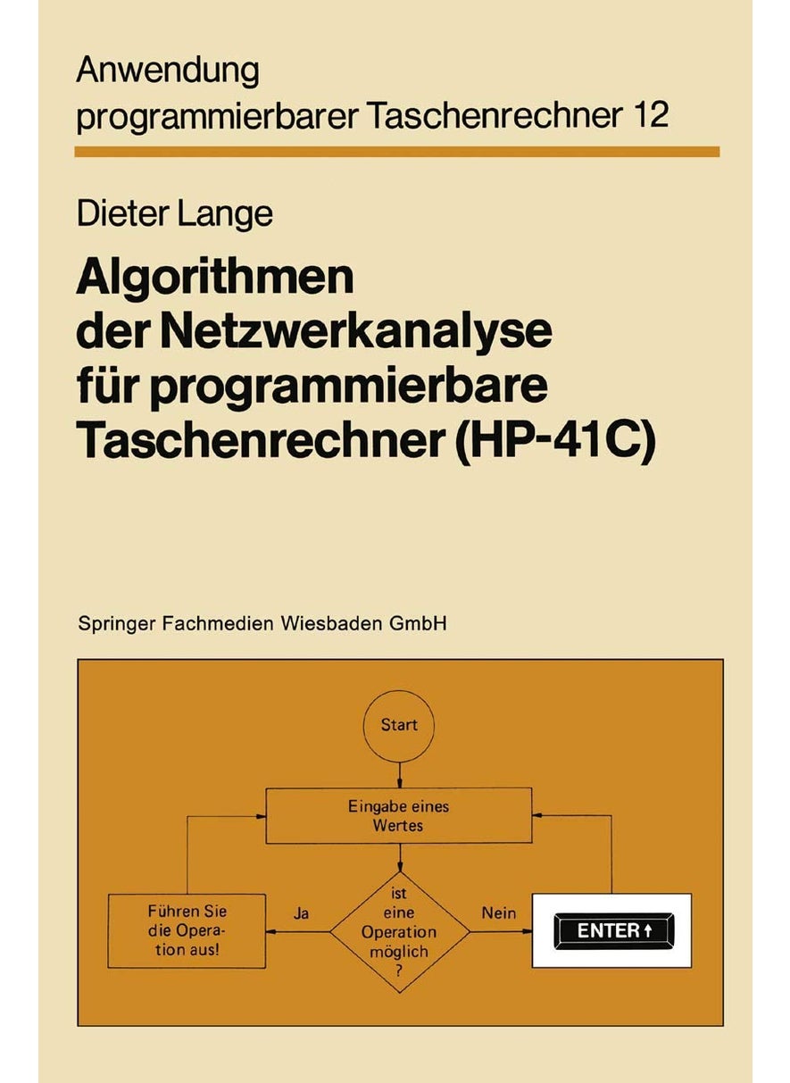 Algorithmen der Netzwerkanalyse für programmierbare Taschenrechner (HP-41C) 