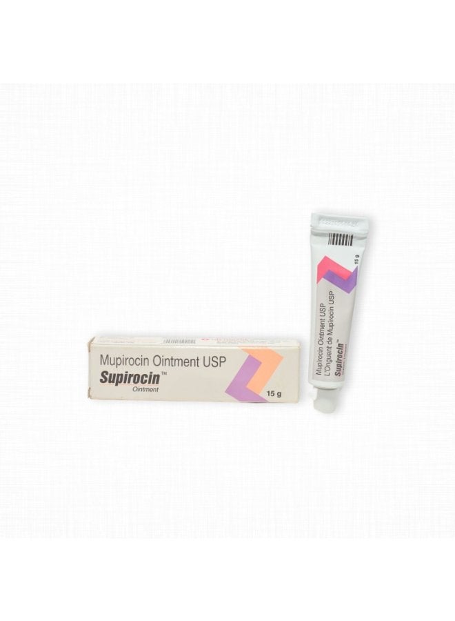Supirocin Mupirocin Ointment, 15g - Image 1