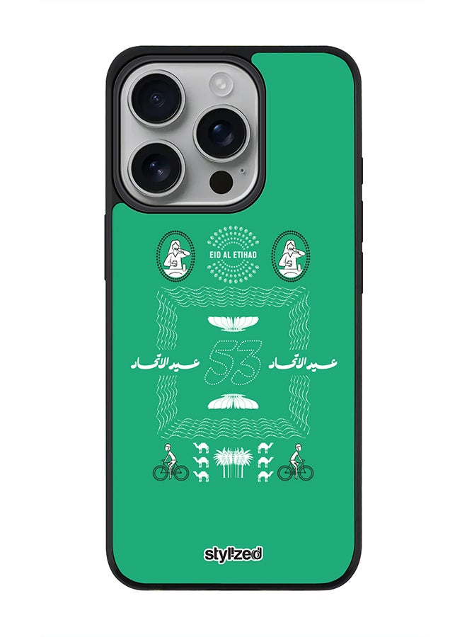 Stylizedd for iPhone 16 Pro Case [For MagSafe] Magnetic cover Slim fit Camera Protection, Shockproof Thin Phone Case for iPhone 16 Pro- Green  - Image 1