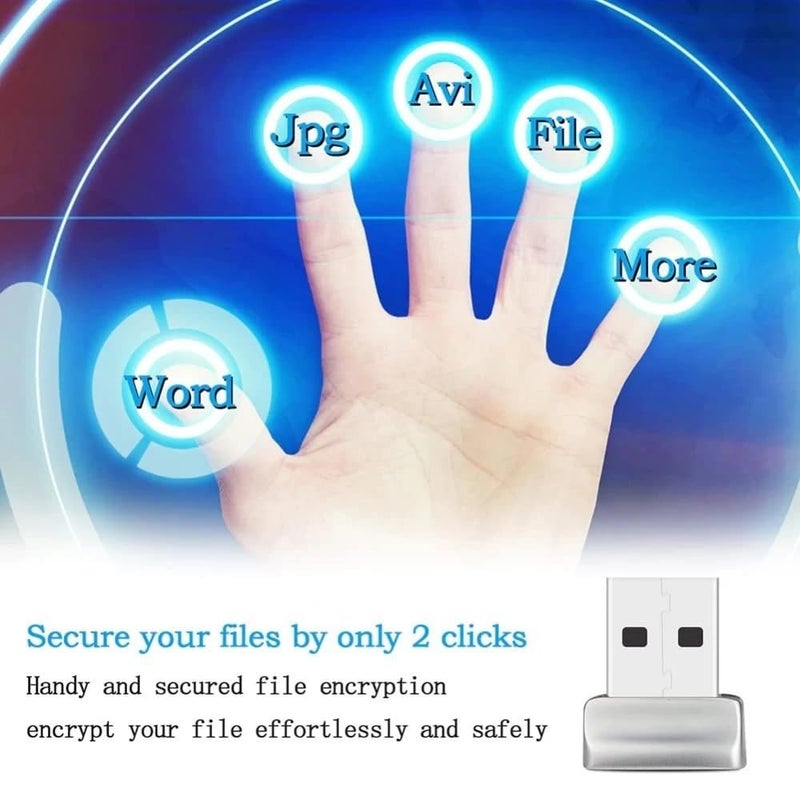 TECHTONICS USB Fingerprint Reader for DesktopLaptop PasswordFree Login Biometric Scanner Compatible with Windows 1011 - Image 3