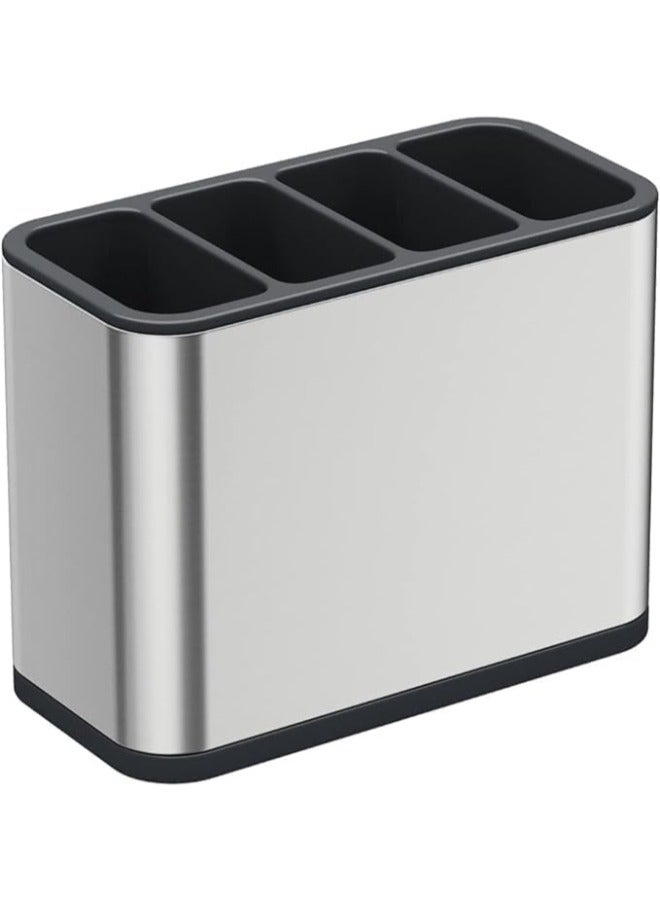 Stainless Steel Kitchen Utensil Holder and Countertop Organizer for Spoons and Forks, Storage Organizer, Kitchen Strainer multi-colored  - Image 1