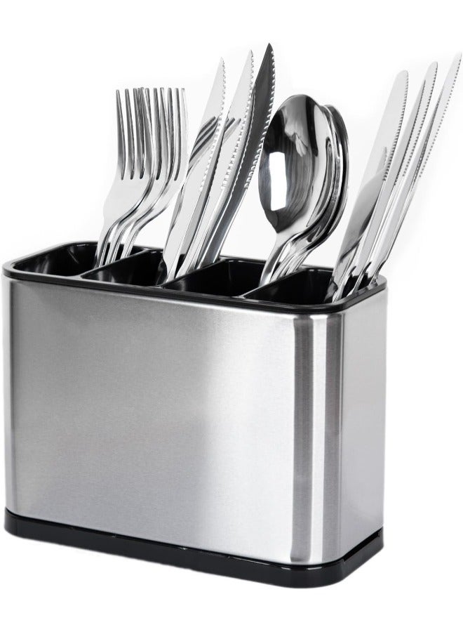Stainless Steel Kitchen Utensil Holder and Countertop Organizer for Spoons and Forks, Storage Organizer, Kitchen Strainer multi-colored  - Image 3