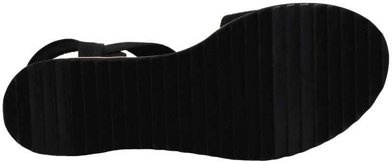 Skechers Women's Bobs Desert Kiss Wedge Sandal Black/Black 9 - Image 4