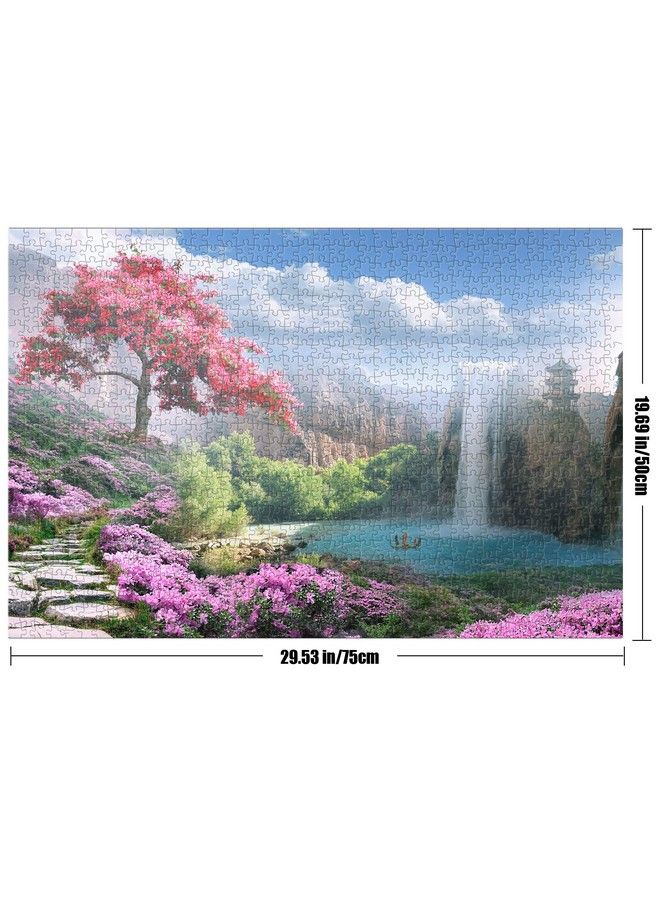 Tektalk 1000 Pieces Jigsaw Puzzles For Teens & Adults (Otherworldly Land Of Peace) - Image 3