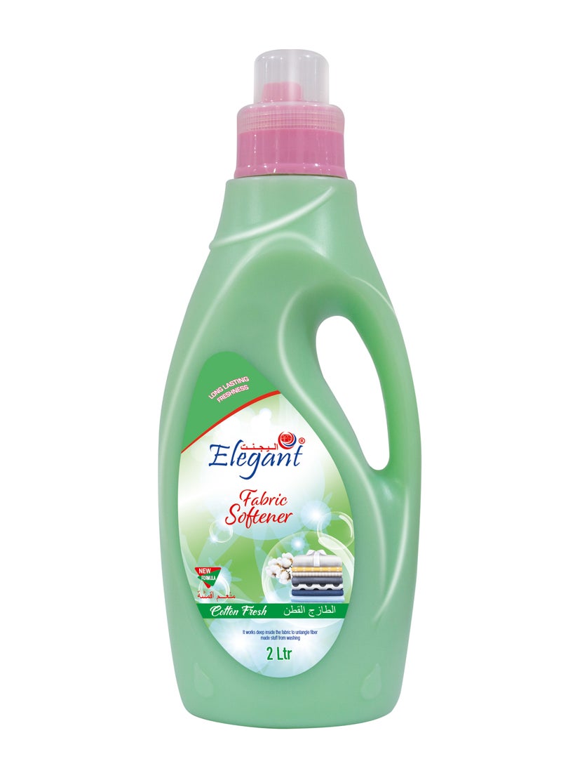 Elegant منعم الأقمشة كوتون فريش سعة 2 لتر، انتعاش يدوم طويلاً  - Image 1