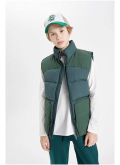 DeFacto Boy Regular Fit Half Turtle Neck Sleeveless Vest  - Image 2