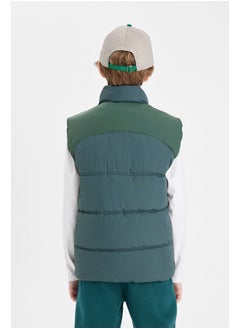 DeFacto Boy Regular Fit Half Turtle Neck Sleeveless Vest  - Image 4