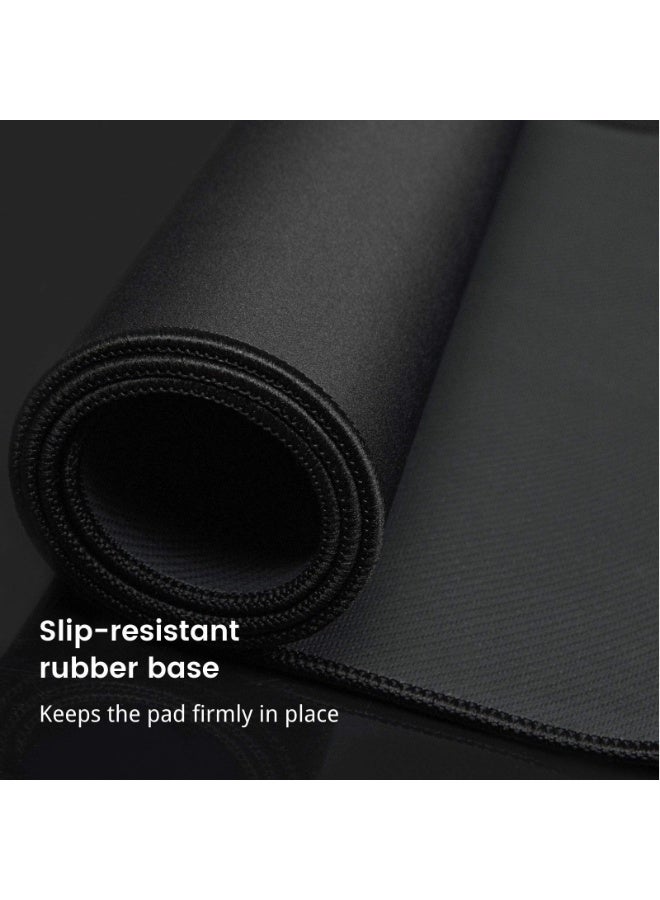 Large Mouse Pad, Gaming Mouse Pad, Long Mouse Pads, Waterproof Extra Large Big Mouse Pad with Stitched Edge, XXL Non-Slip Black Computer Mousepad Desk Mat for Gamer, Office & Home, Black - Image 5