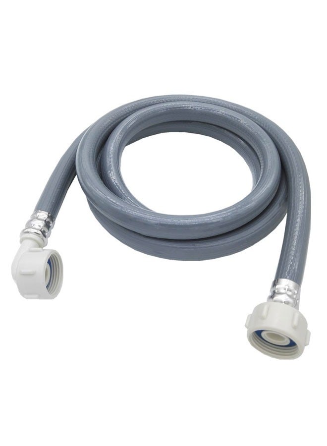 وهاواي 1.5M Washing Machine Inlet Hose with 3/4 in nylon female connector straight and 90 degree elbow female connector with gaskets, PVC extra durable ﻿ - Image 1