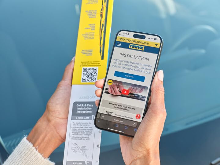 Rain-X مساحات الزجاج الأمامي Rain-X RX30216 WeatherBeater، 16" (عبوة من 1)، بدائل مساحات الزجاج الأمامي للسيارات التي تلبي أو تتجاوز معايير الجودة والمتانة OEM - Image 5